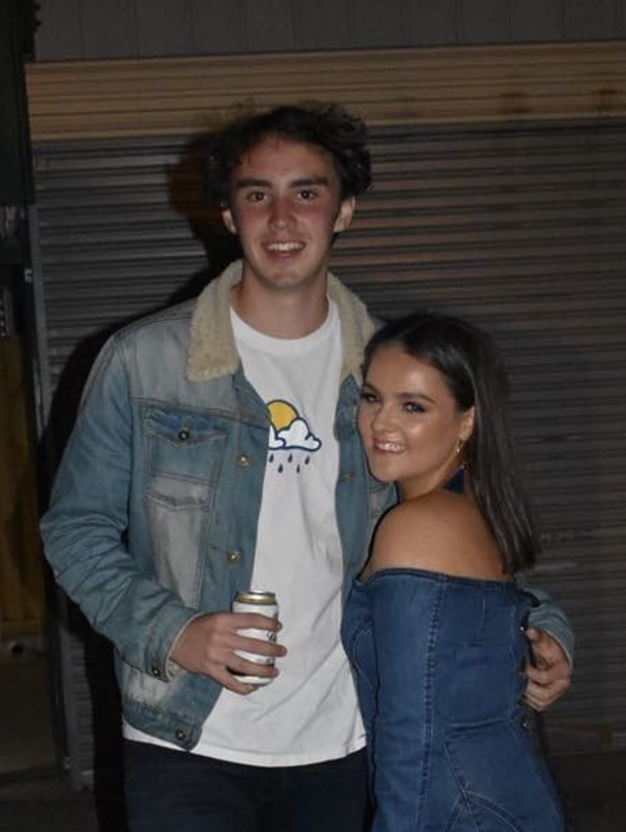 Pat and Kate together — smiling, arms around each other